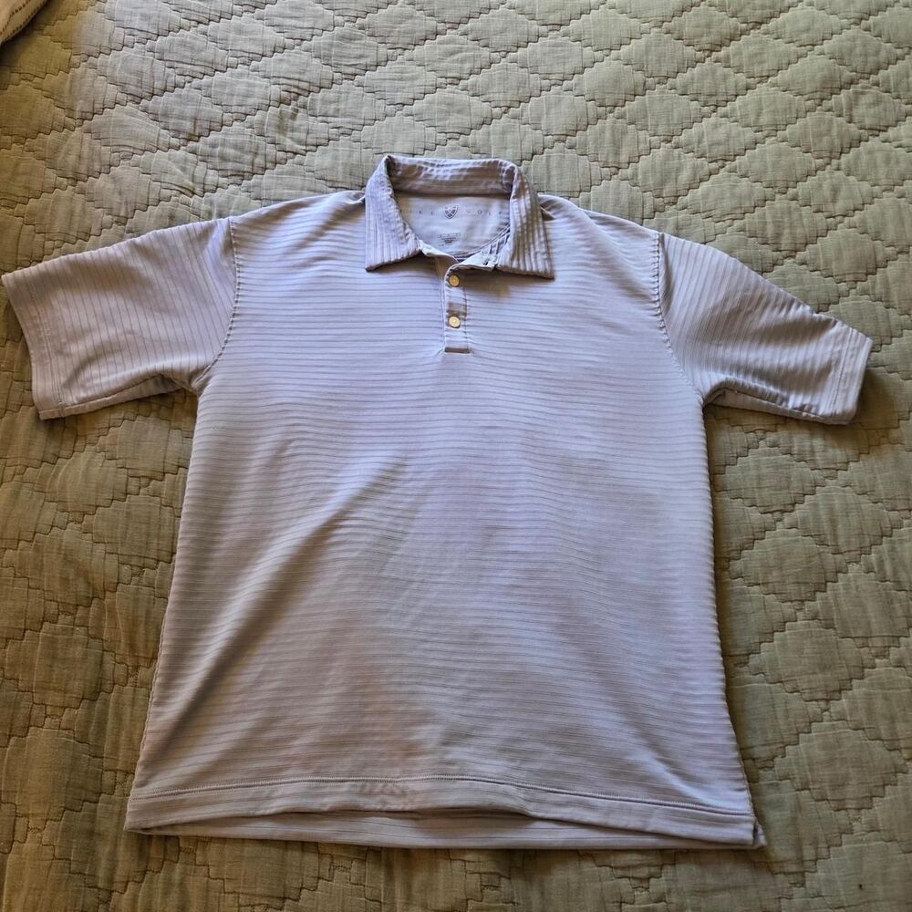Nike Men's Blue and Grey Polo-shirts